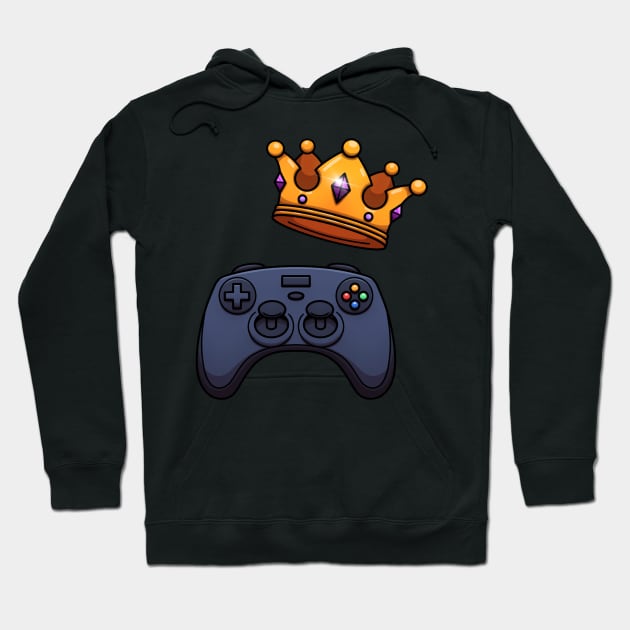 Ultimate Gamer King Hoodie by TheMaskedTooner